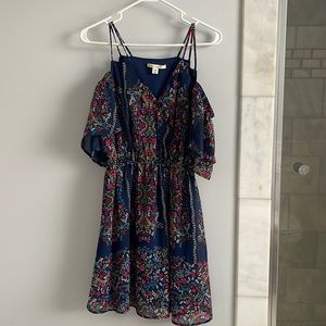 Francesca’s | Floral Dress with cutouts